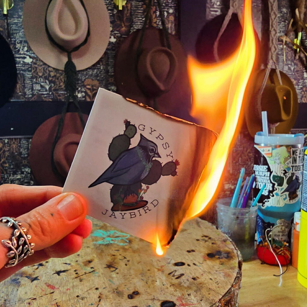 Custom patched trucker hat from Gypsy Jaybird boutique